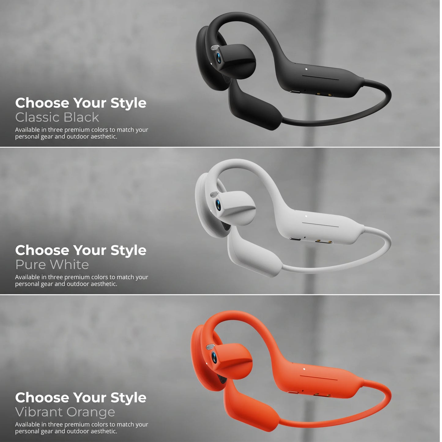AI Camera Headphones — 8MP Recording & Real-Time Translation