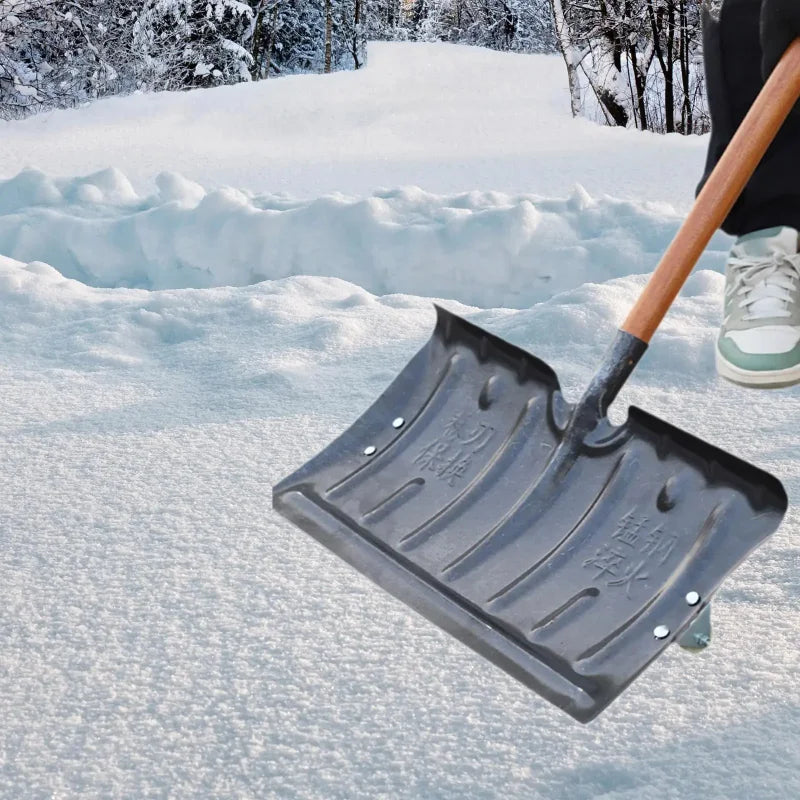 Heavy-Duty Snow Shovel Head — Replacement Snow Pusher for Deck, Yard & Road
