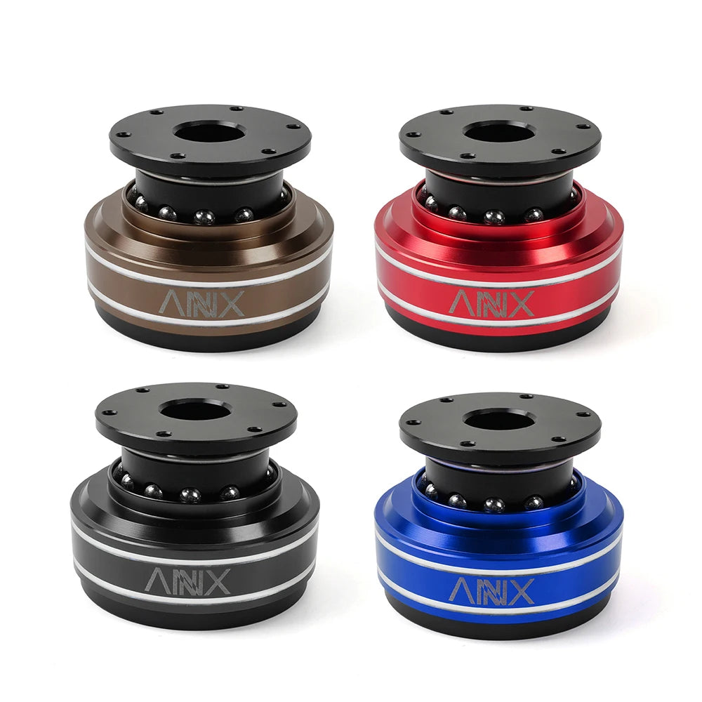 MUGE-New 6 Hole Racing Simulator Game Steering Wheel Quick Release Hub Adapter 70MM For MOZA Simagic M10 A/Mini Euro Truck QR040