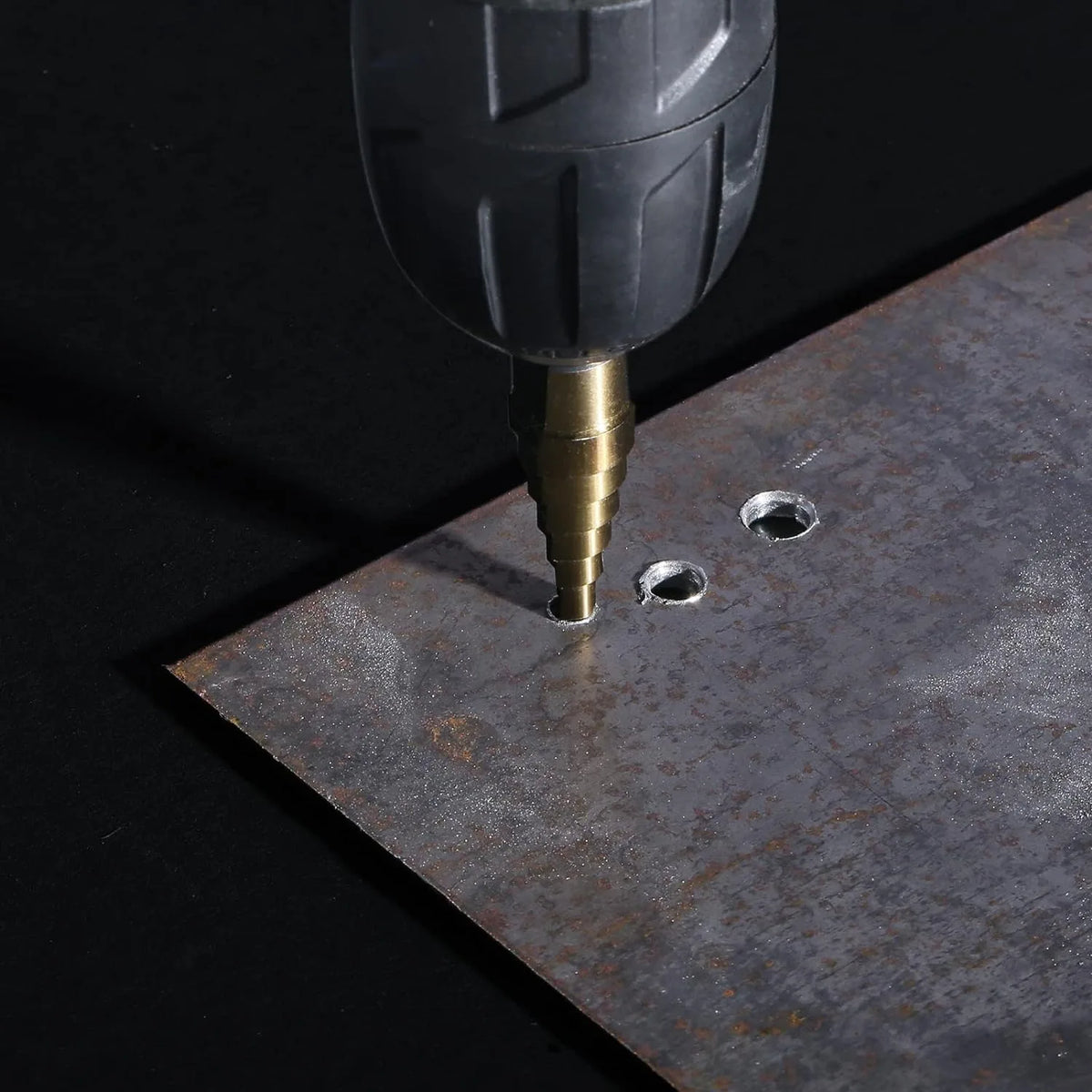 HSS Cobalt Step Drill Bit Set, 50 Sizes with Aluminium Case