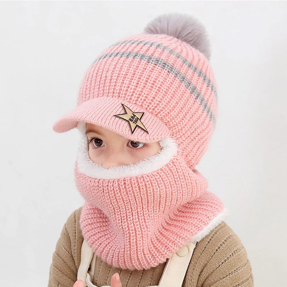 Kids Crochet Hat and Scarf Set - Soft Knit Beanie, 2-8 Years - photo 4