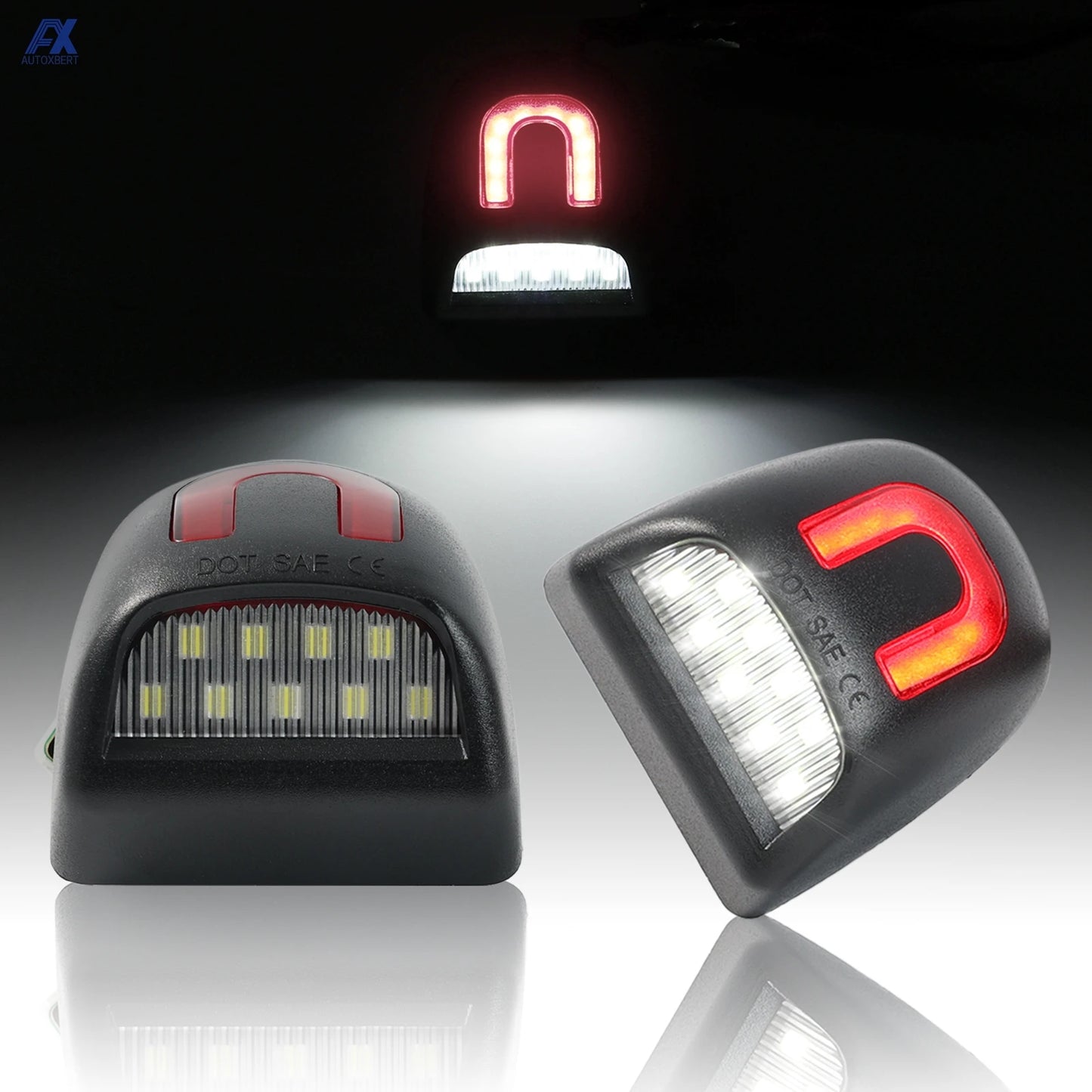 2X E8 Number License Plate Light For Chevrolet Silverado 2500 HD 2006 2007 2012 2014 Accessories Assembly Replacement Waterproof