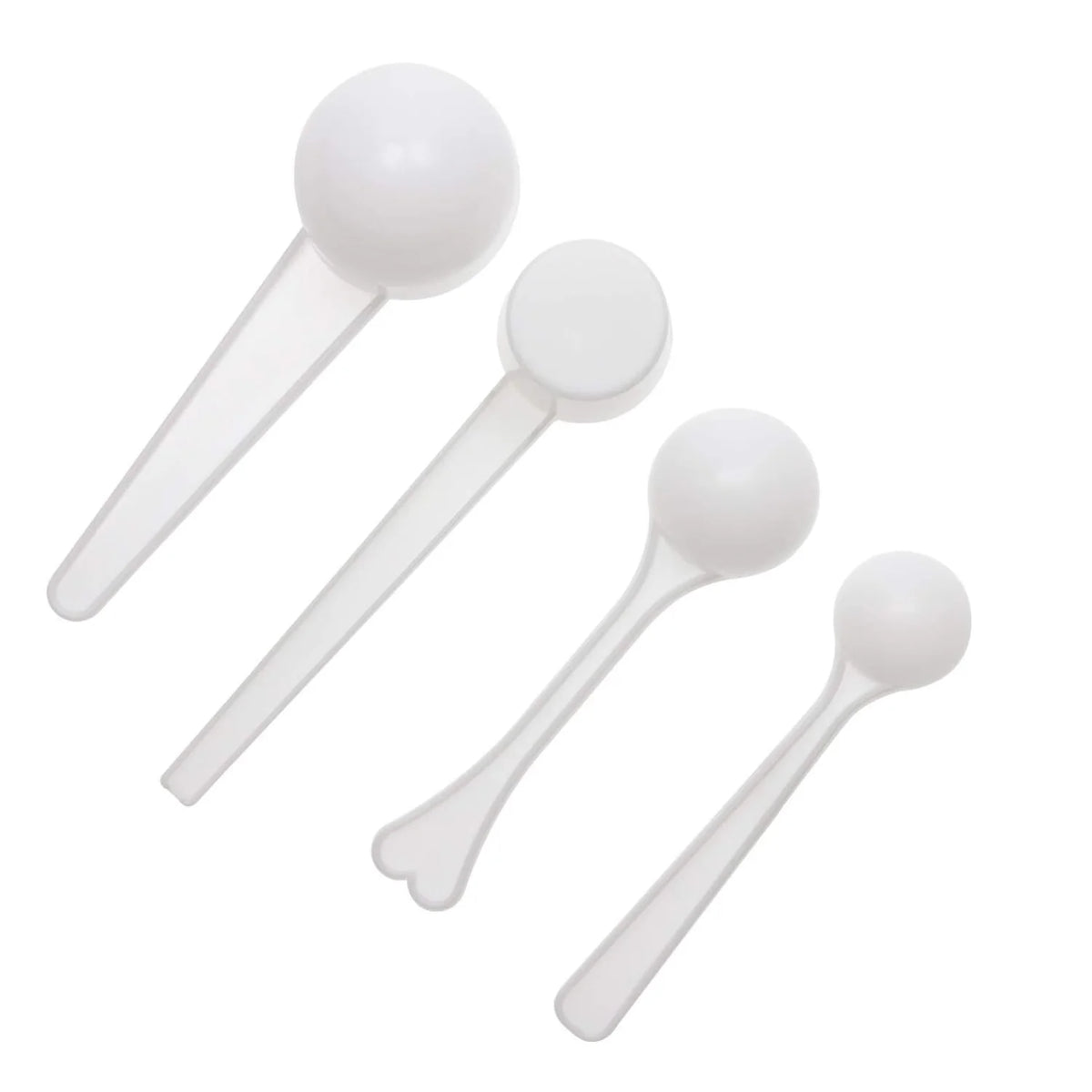 Small Measuring Scoops Set - 1g, 3g, 5g & 10g Powder Spoons - photo 3