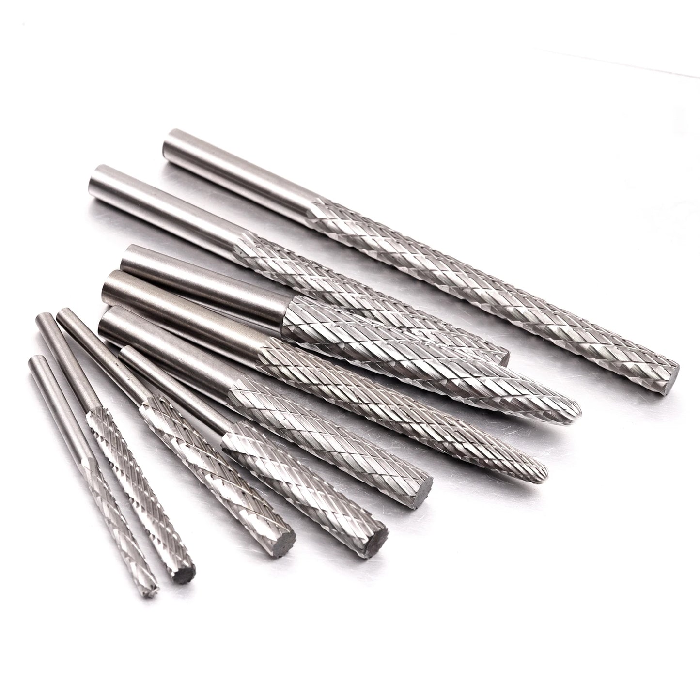 1PC Rotary Burr Cutter High Speed Steel Rotary Bur Cutter File Milling Cutter Drill Bit Engraving Bits Milling For Rotary Tool