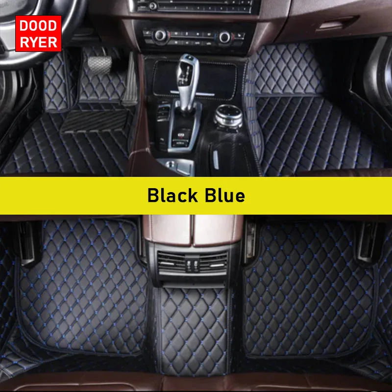 Custom-Fit Leather Car Floor Mats for Ford F-150 2009–2023 (Full Set)