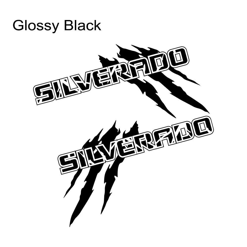 Car Sticker For Chevrolet Silverado 1500 2500 Z71 S10 Pickup Truck Bed Graphics Claw Styling Decor Cover Decal Auto Accessories