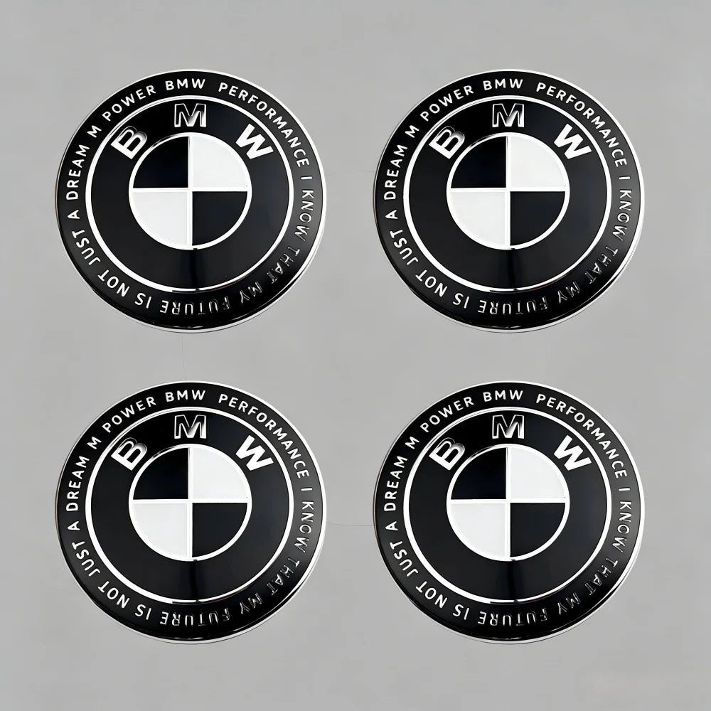 20pcs 60MM 68MM 50th Anniversary Car Wheel Hub Center Cap Cover For BMW M E46 X1 X2 X3 X4 X5 X6 F48 G01 E84 E83 F30 G30 G32 G01