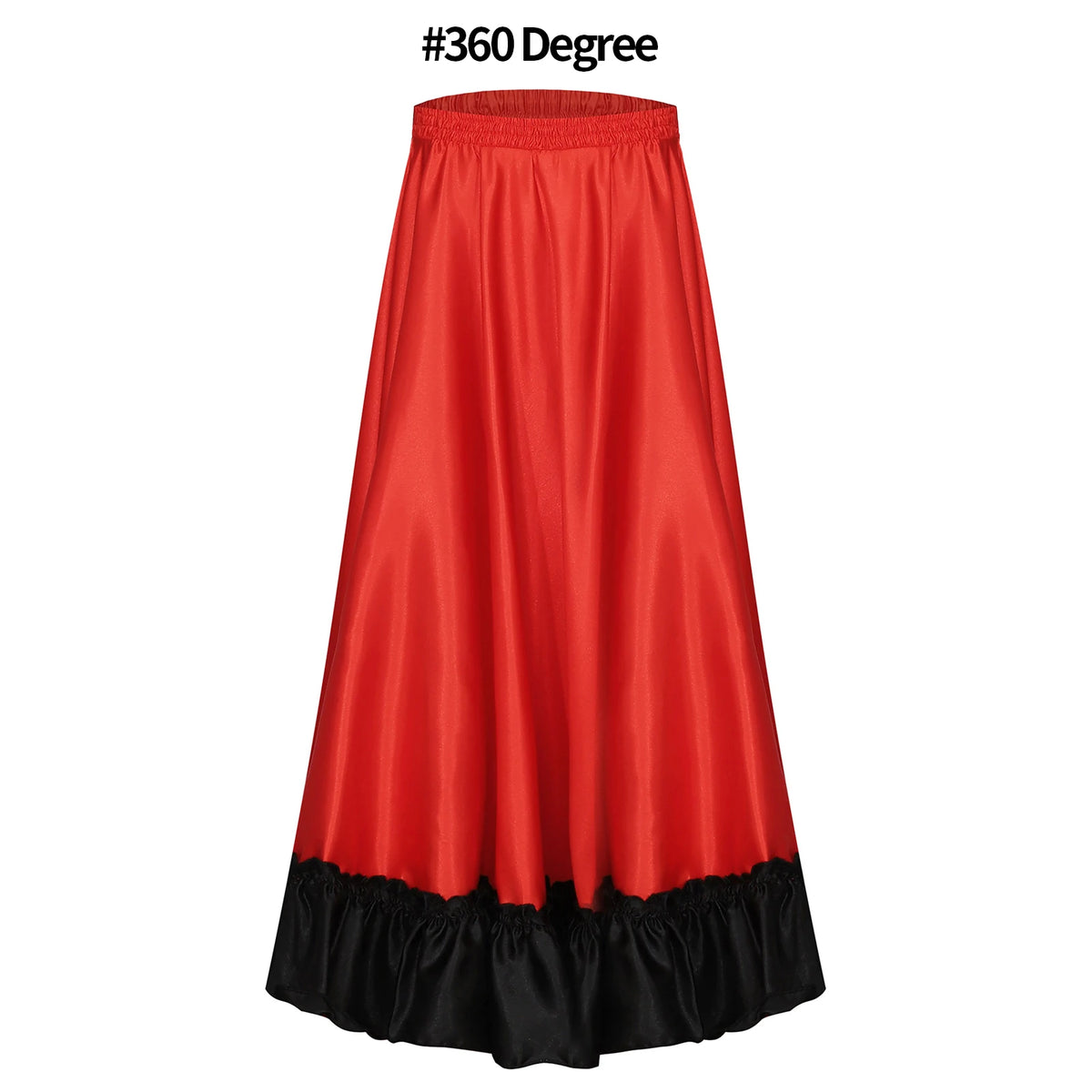 Girls satin flamenco dress
