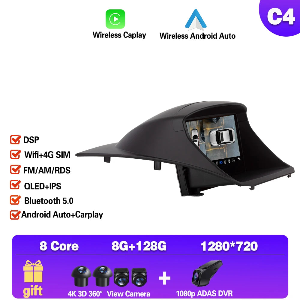 Android For Ford Fiesta 2009 2010 - 2017 Car Radio Multimedia Video Player Navigation GPS Wireless Carplay WIFI Car Systems