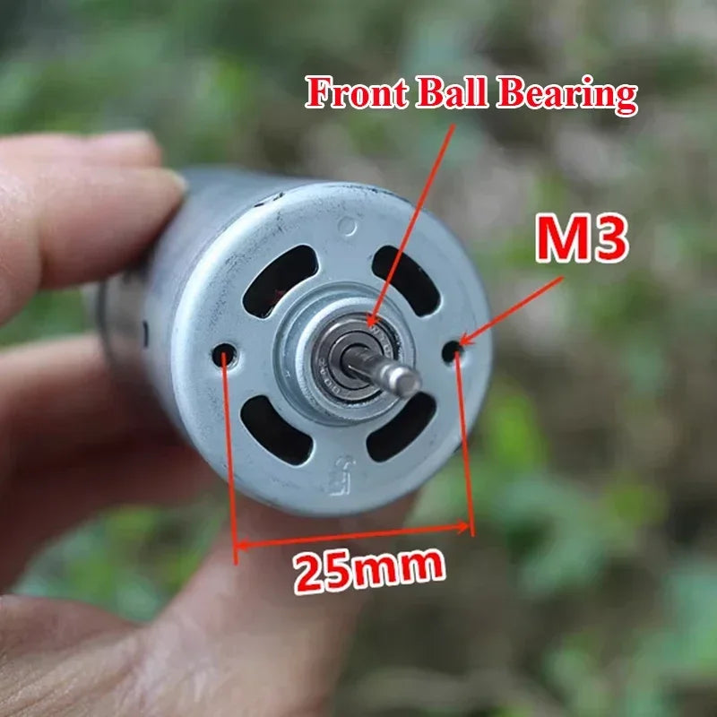JOHNSON RS-555 Motor 1061725 DC 24V-36V 27700RPM High Speed Power Large Torque Micro 36mm Motor DIY Electric Drill Tools Engine