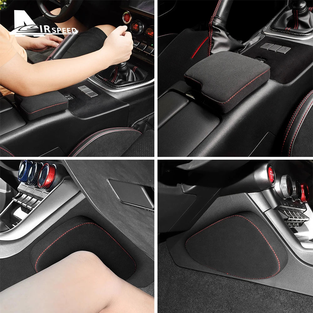 Armrest Box Pad For Subaru BRZ Toyota GR86 2021 2022 2023 2024 Armrest Box Protective Memory Sponge Interior RHD LHD Accessories