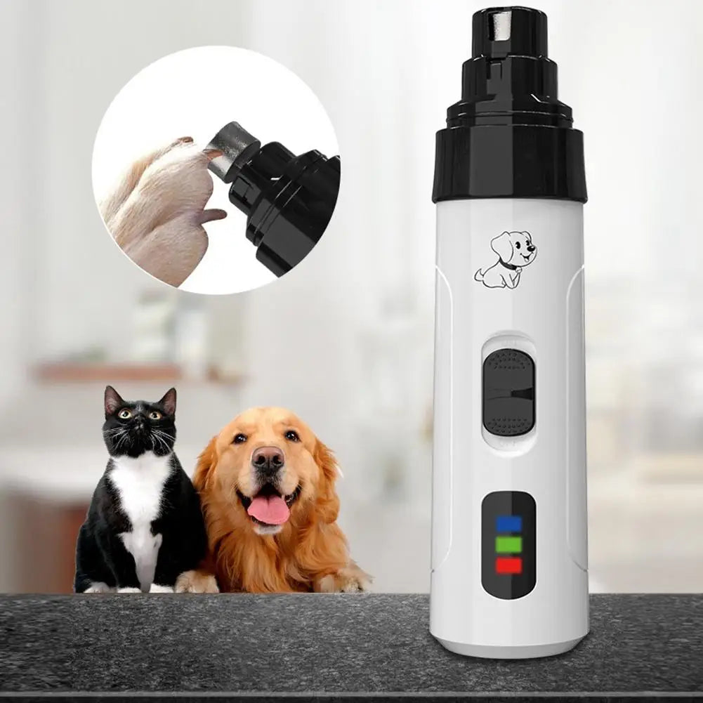 Low-Noise Pet Nail Grinder - USB Electric Trimmer – photo 2