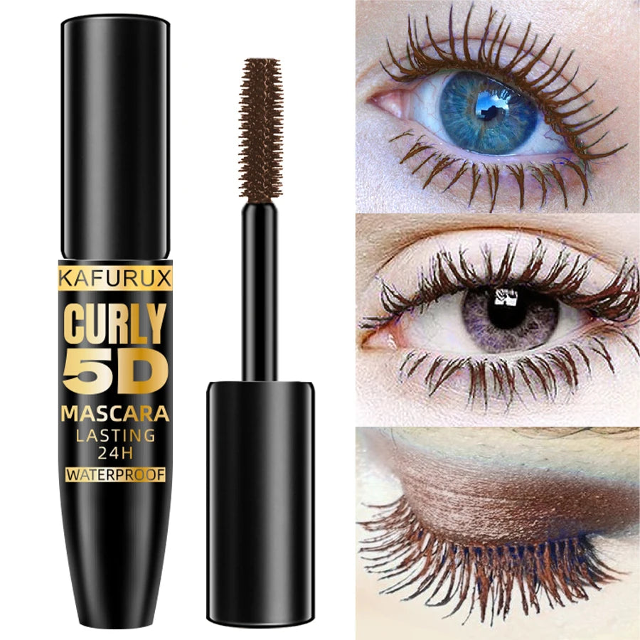 9 Colors 5D Mascara Blue White Green Black Thick Curl Waterproof Natural Lenthen Eyelash Korean Makeup Gifts for Women Beauty