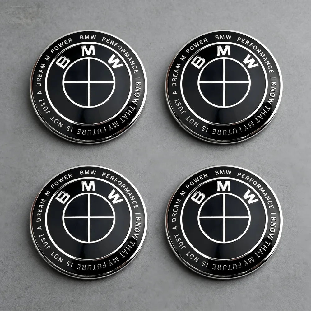 20pcs 60MM 68MM 50th Anniversary Car Wheel Hub Center Cap Cover For BMW M E46 X1 X2 X3 X4 X5 X6 F48 G01 E84 E83 F30 G30 G32 G01