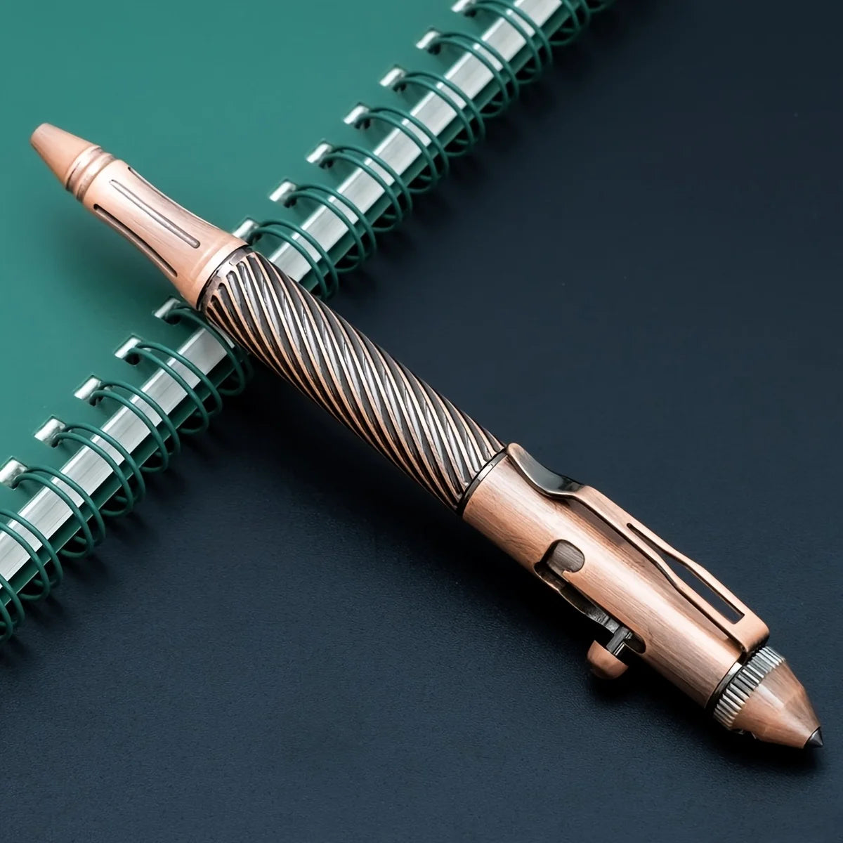 Elegant Brass Ballpoint Pen with Tungsten Steel Nib