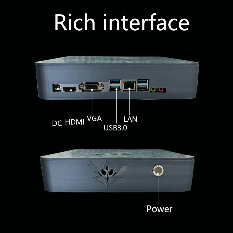 AK1 Pro Dual-System Mini PC Console — Intel CPU, 8GB RAM, 60+ Emulators, TV Game Box