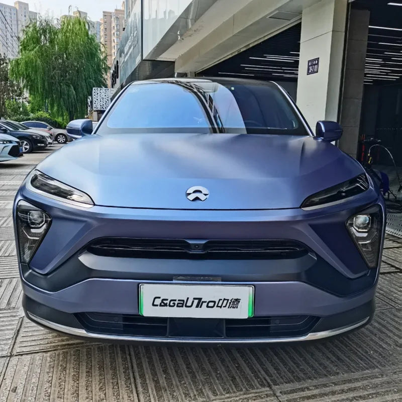 Premium Matte Metallic Midnight Blue Vinyl Wrap Roll Film Self Adhesive Decal Navy Blue Automotive Car Wrapping Foil