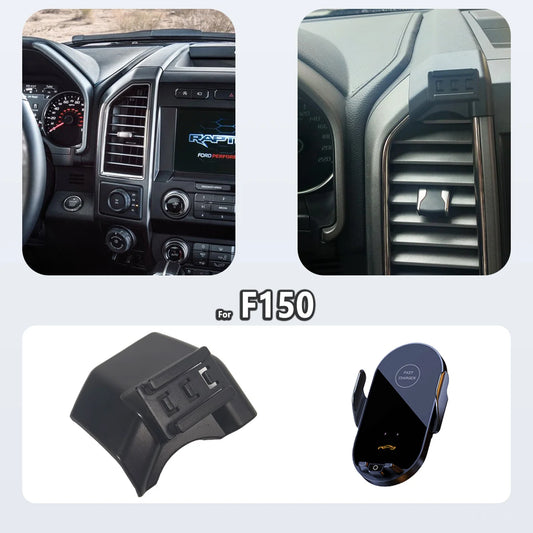 Magnetic Phone Mount with Invisible Base for Ford F-150 Raptor 2019–2021