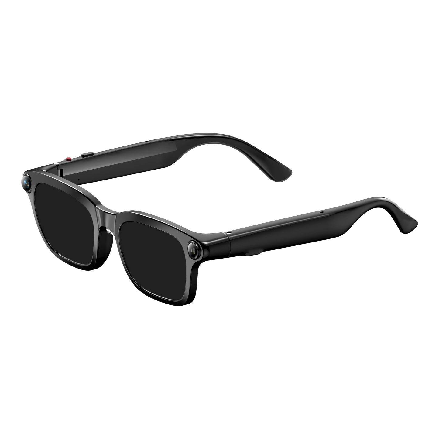 AI smart glasses with cameras, 8-megapixel camera glasses, 1080P stabilized video recording glasses, real-time translation, AI voice assistant, object recognition, men's and women's Bluetooth sunglasses (color-changing), life
