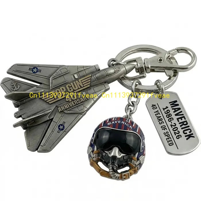 Top Gun 40th Anniversary Keychain,Top Gun 40th Anniversary Keychain Pilot Duck 2026 Movie Inspired Collectible Gift
