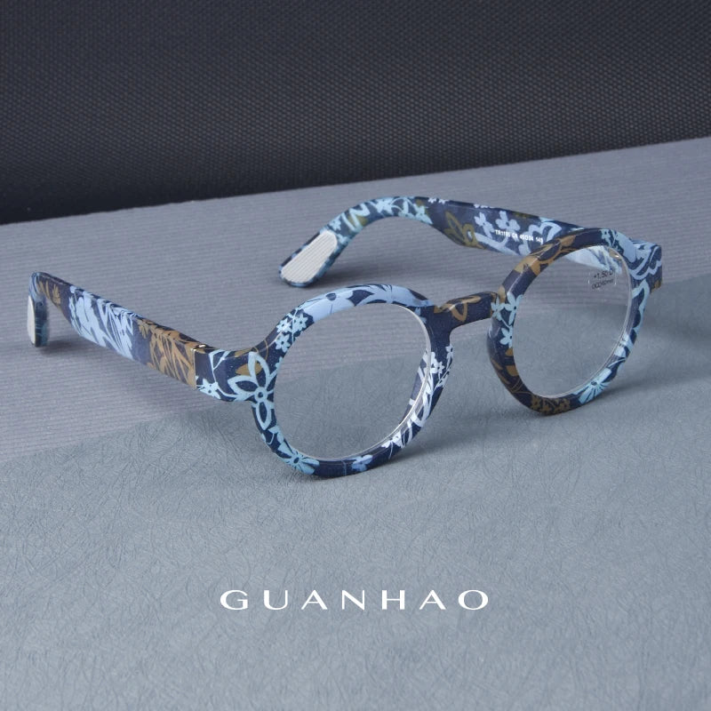 Vintage Round Reading Glasses – Lightweight Presbyopia Frames