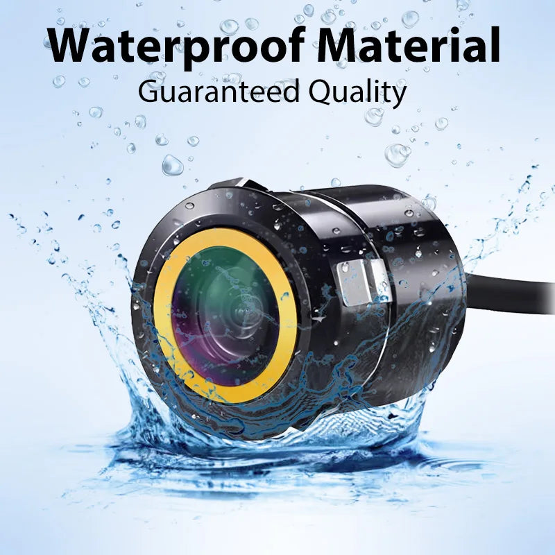 AHD 1920x1080P Fisheye Lens 18.5mm Drill Hole Camera IP67 Waterproof Full Night Vision Flush Mount Vehicle Rear View Reversing