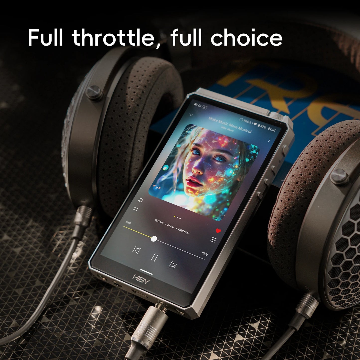 HiBy R6III 2025 / R6 Gen 3 Android 12 Music Player MP3 USB DAC HIFI WiFi Bluetooth 5.0 CS43198 *4 MQA16x DSD512 PCM768 4500mAh