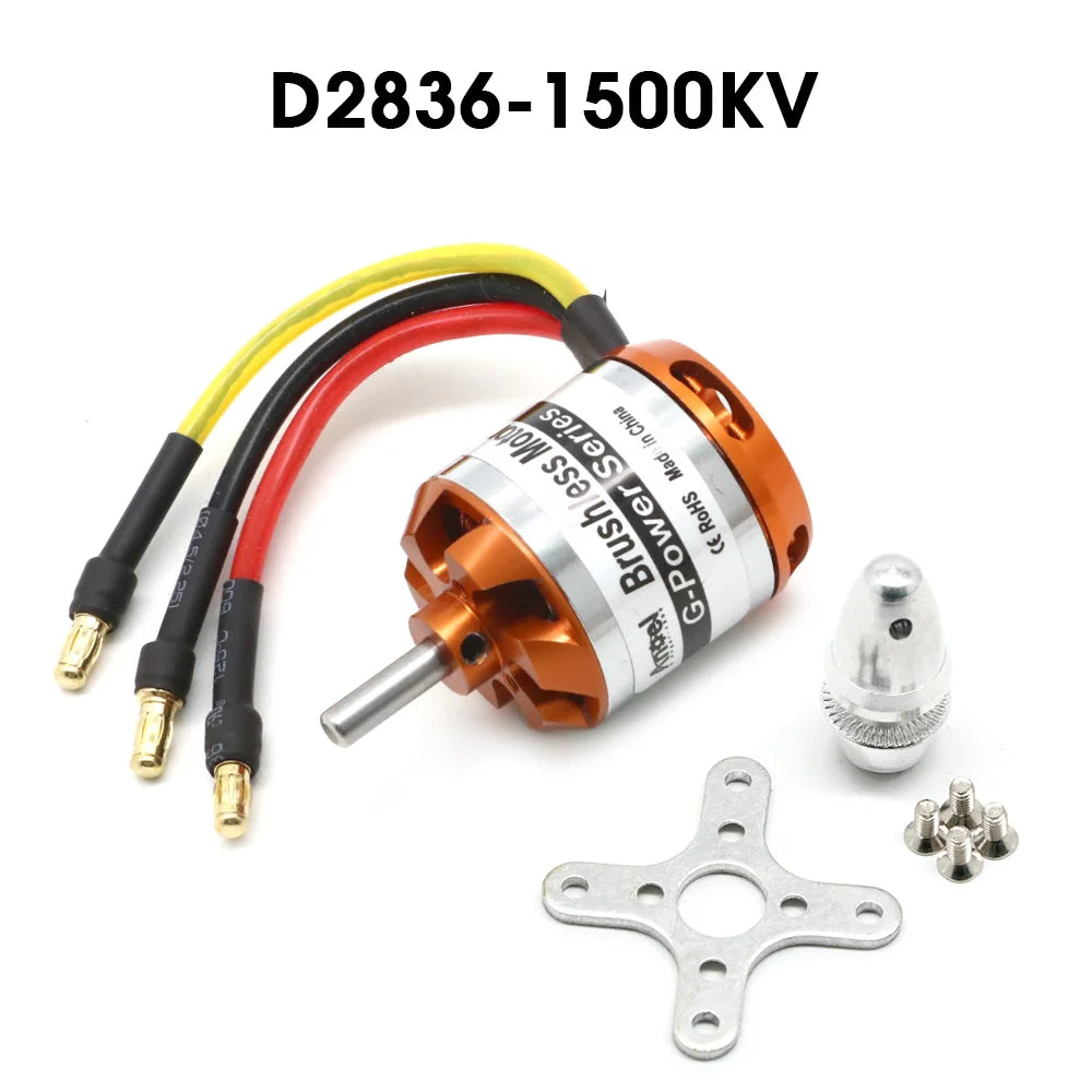 Brushless Motor 2-3S 4S 5S D2830 D2826 D3548 D3542 D3536 D3530 For RC Mini Multicopters Plane Fixed-wing Aircraft