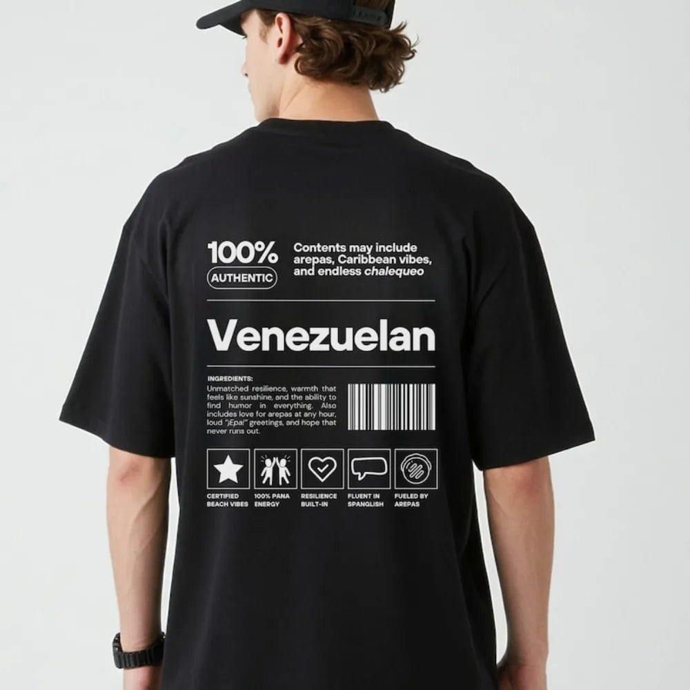 Funny Made in Venezuela Shirt Hispanic Heritage Month T-Shirt Venezolana Latina Unisex Tshirt Venezolano Pride Women Men Tops