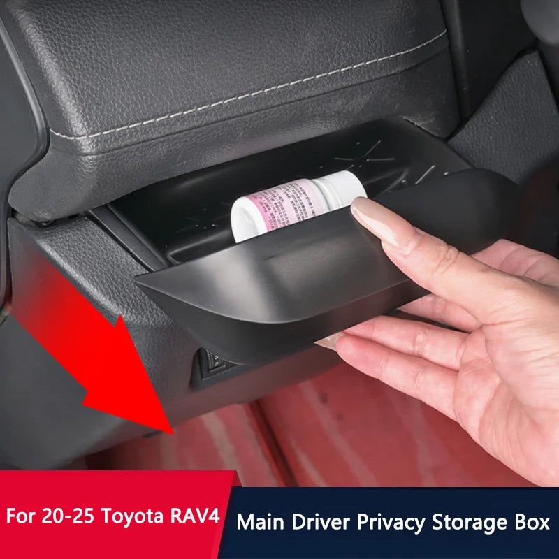 Car Hidden Storage Box Console Tray Glove Compartment Organizer for Toyota RAV4 2020-2025