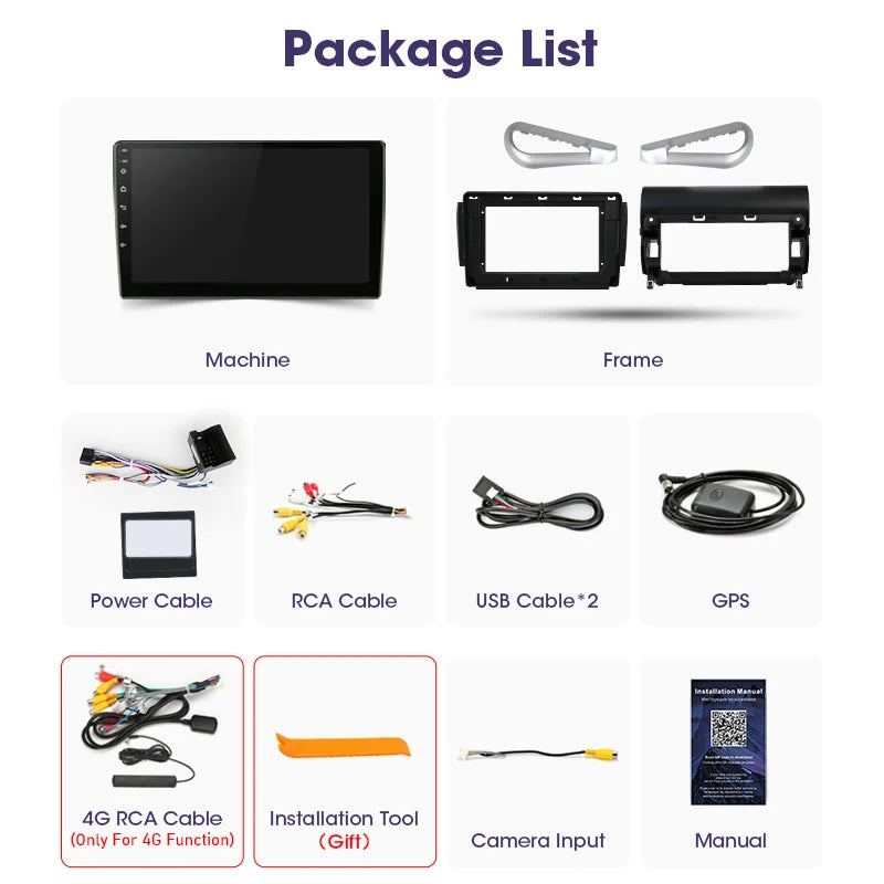 Android 16 Navigation Multimedia Player For Peugeot 2008 208 Series 2012 2013 2014 - 2018 Carplay Auto Stereo BT video Car radio