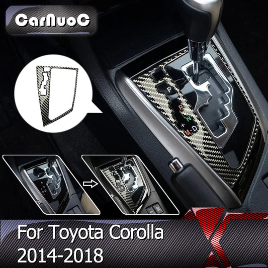 Toyota Corolla 2014-2018 Carbon Fiber Interior Protection Sticker Set