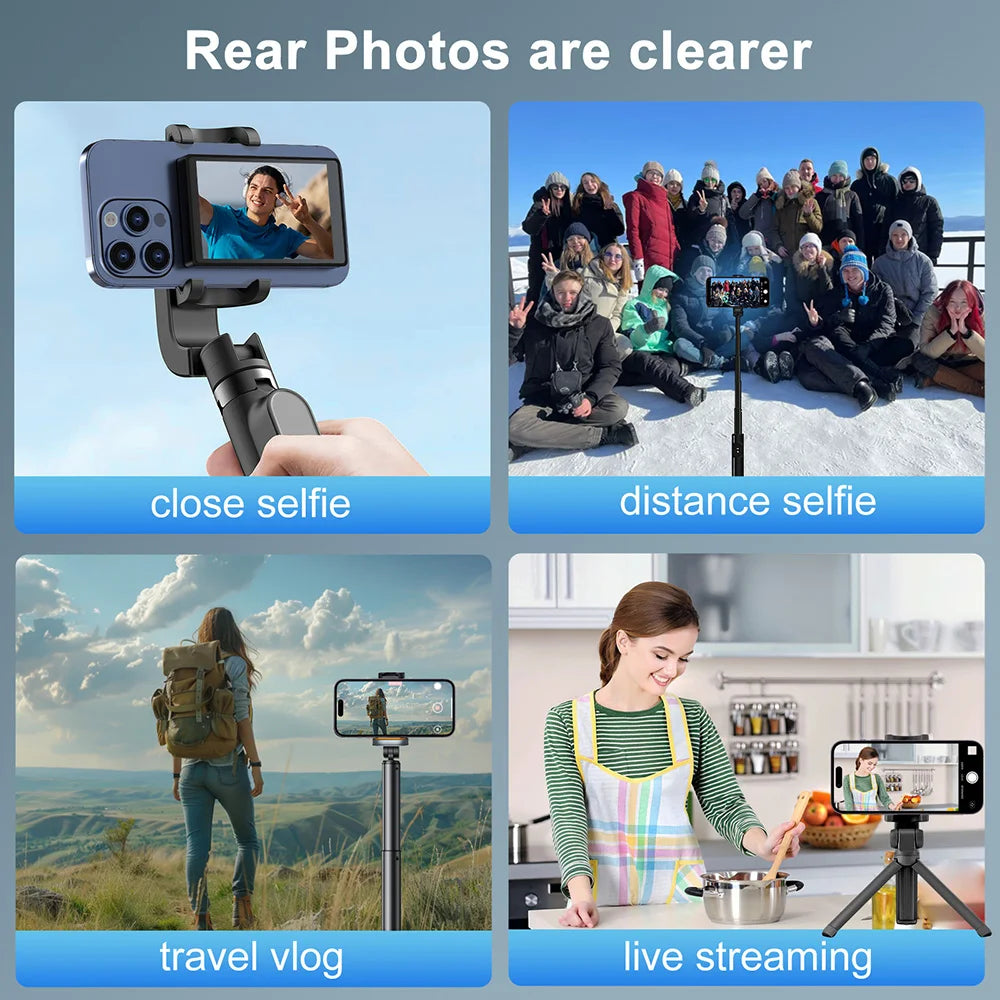 Wireless Magnetic Selfie Screen for iPhone & Android Phones