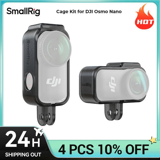 SmallRig Action Camera Nano Cage Kit – Vertical-to-Horizontal for DJI Osmo Nano | YouTube & TikTok (5757)