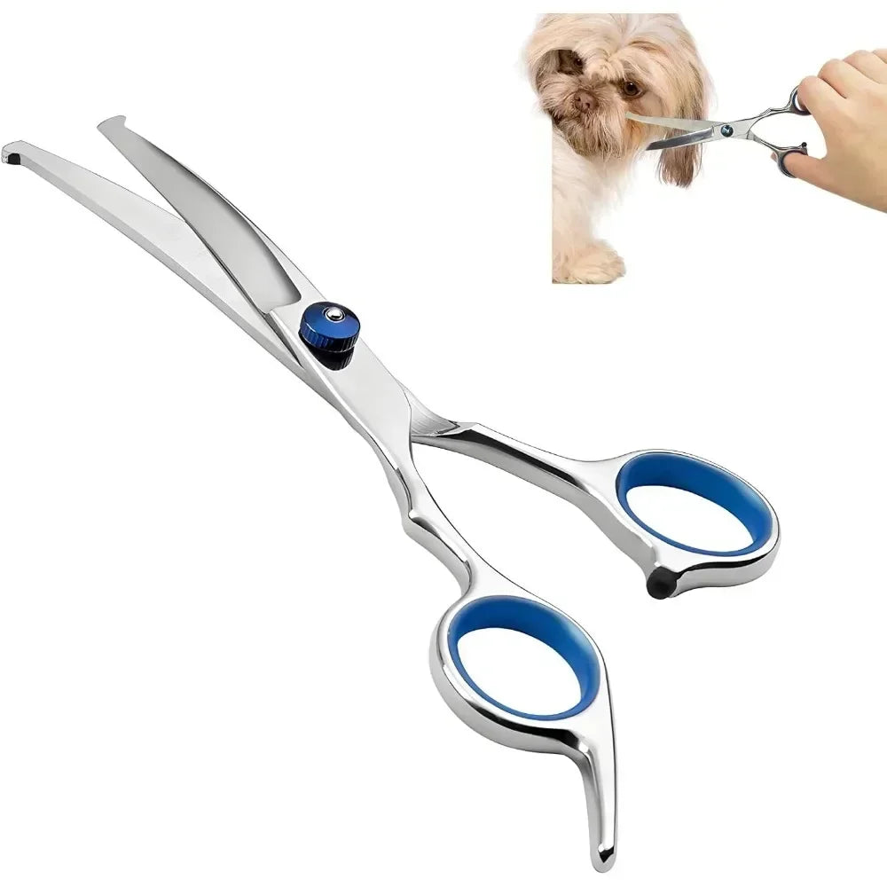 Round-Tip Pet Grooming Scissors - Stainless Steel Shears – photo 3