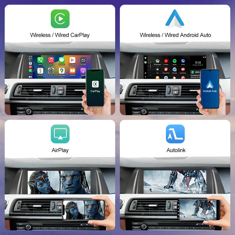 10.25" 12.3" Multimedia Touch Screen For BMW 5 Series F10 F11 CIC NBT System 2026-2026 Wireless Carplay Android Auto Car Radio