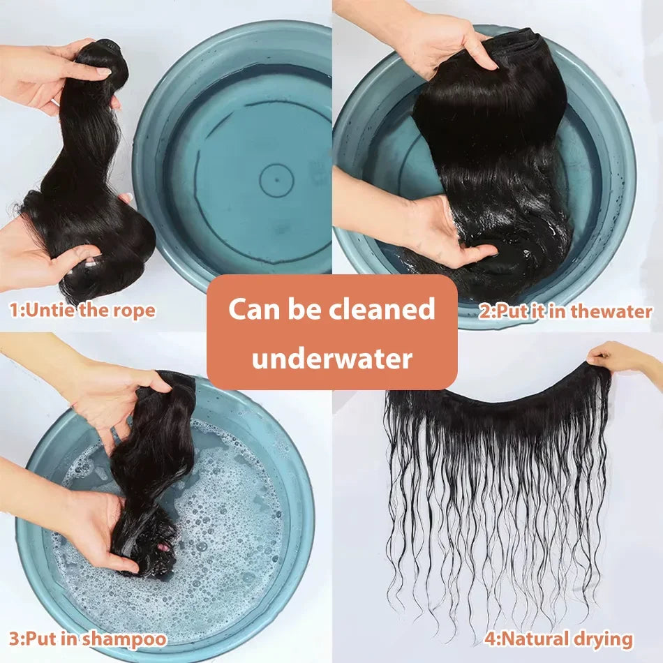 Rosabeauty Brazilian Remy Human Hair Bundles – Straight 30-40 Inch