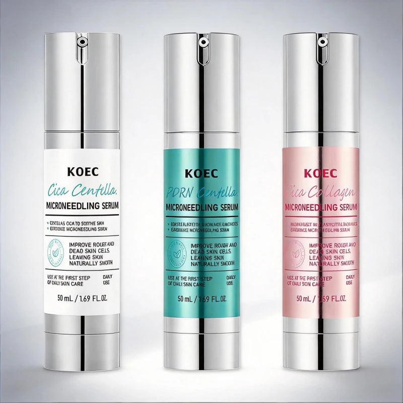 Spicule Microneedling Serum,Pore Exfoliation,Centella Asiatica Propolis Aloe Extract Moisturizing Booster,Korean Glass Skin Care