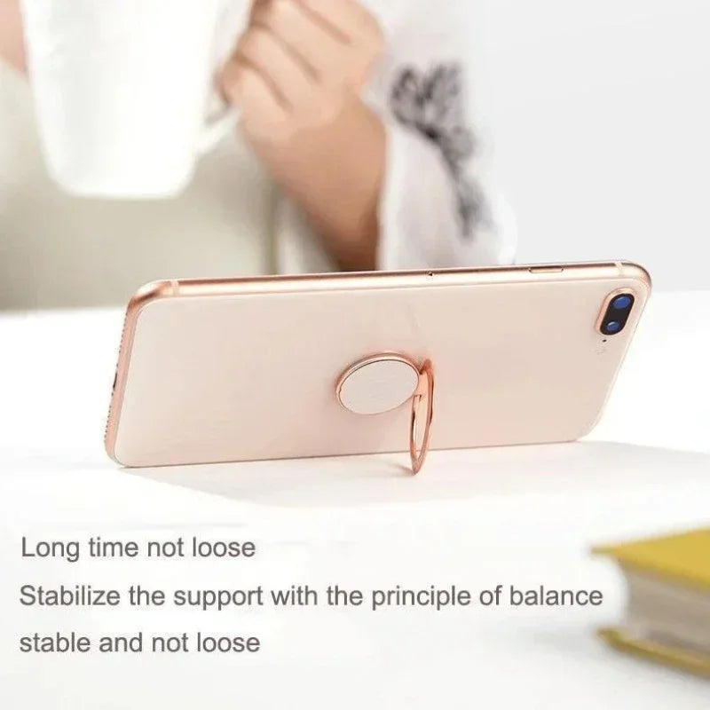 Mobile Phone Socket Holder Telephone Magnetic Car Bracket Stand Finger Ring