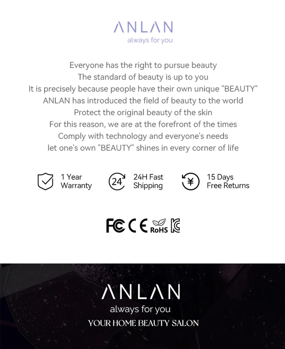 ANLAN Ultrasonic Skin Scrubber Facial Pore Cleansing Spatula Microcurrent Facial Lifting Ultrasonic Peeling Beauty Skincare Tool