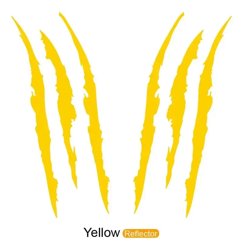Wolf Claw Car Stickers Car Hood Vinyl Sticker Creative Headlight Decor Decal Monster Claw Scratches Vinyl Film Auto Decoration