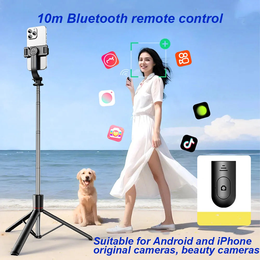 New Magnetic Selfie Monitor for iPhone Smart Vlog Selfie Screen Monitor with Remote Control 1500mAh Power Bank Pink/White/Black