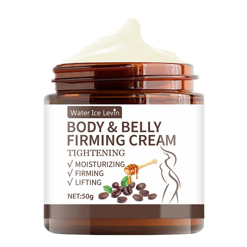 Abdominal Firming Body Cream - 60g, Plant Extracts, Alcohol-Free