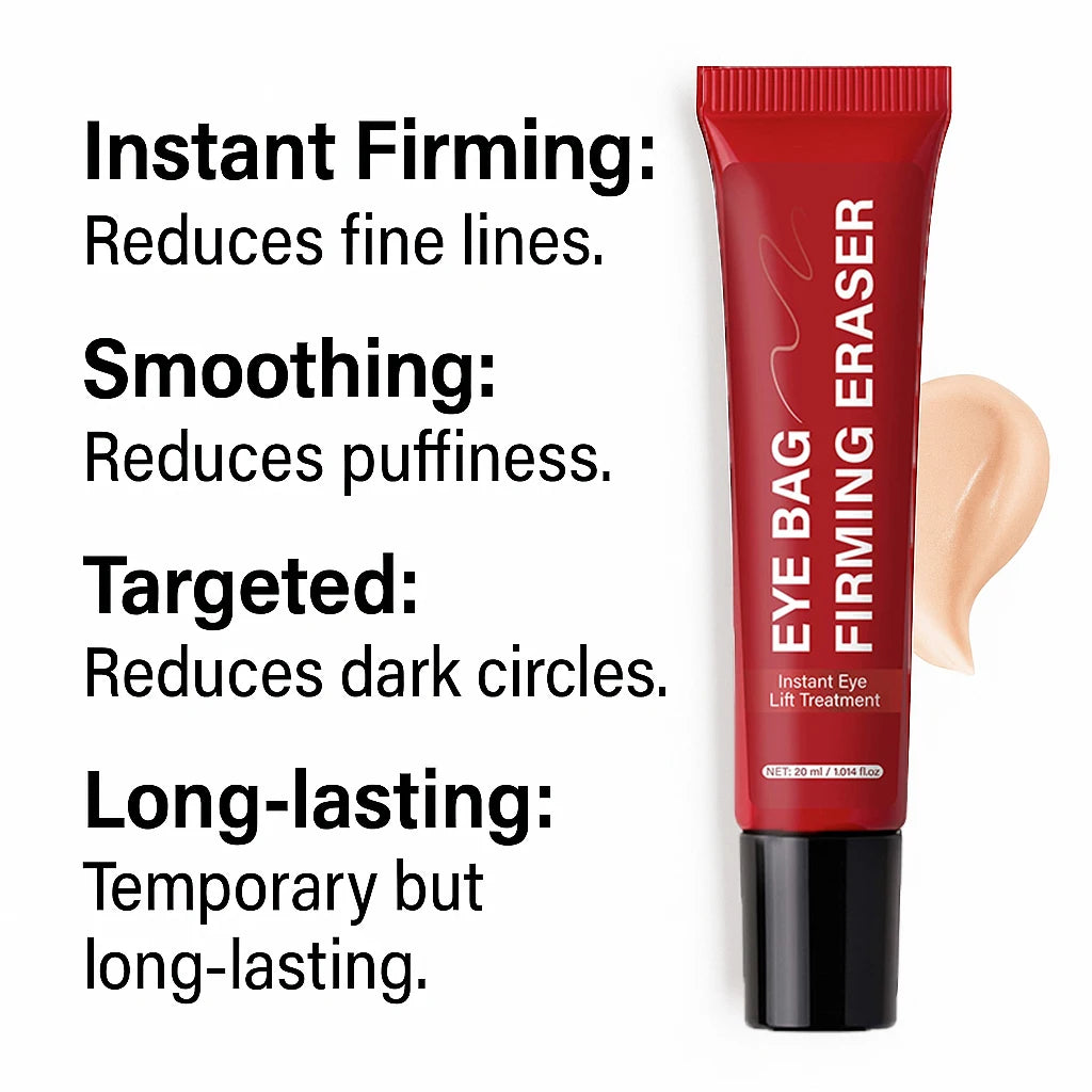 Eye Bag Firming Eraser Instant Eye Lift Treatment Instantly Tightens & Smooths Eye Bags for Women, 20ml, Christmas Gifts
