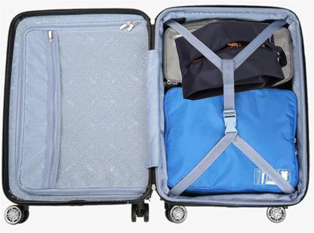 2 or 4 Pack Portable Nylon Waterproof Shoe Storage Bags with Zipper Closure for Men and Women Travel or Family Item Organize