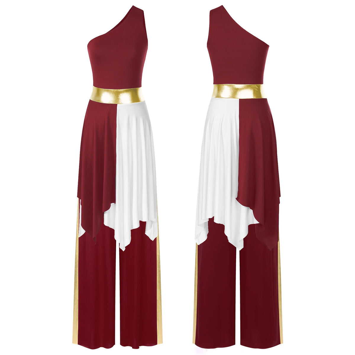 Women's lyrical mesh dress with pants set
