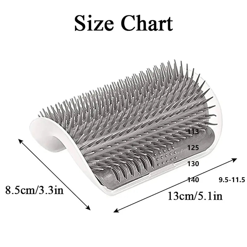 Cat Self Groomer Wall Brush - Corner Scratcher & Massage Toy – photo 5