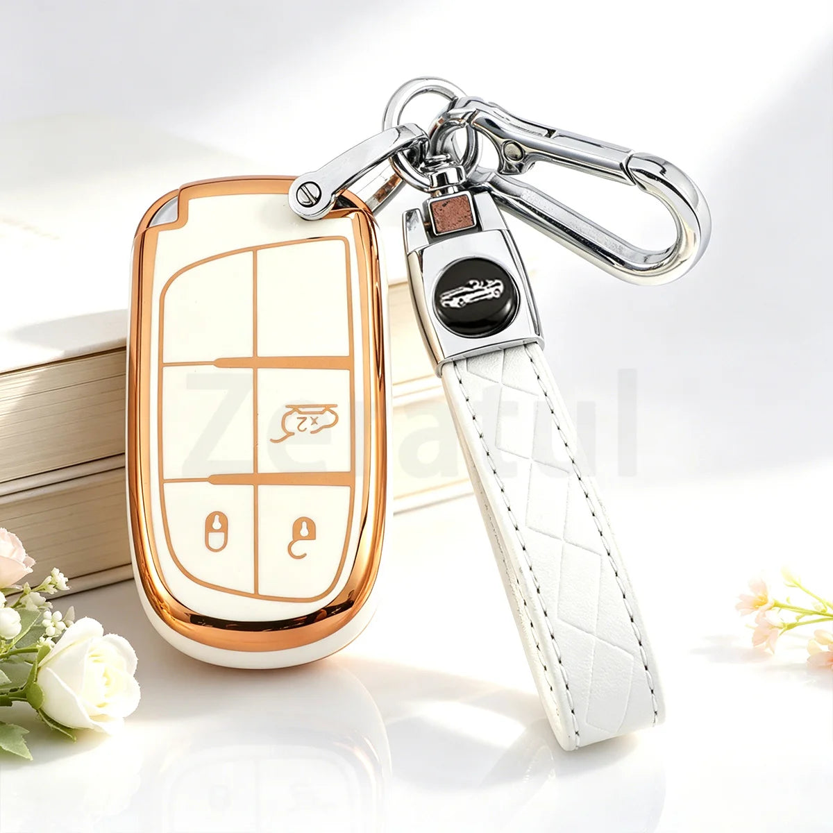 TPU Key Fob Shell Cover — Dodge RAM 1500/Journey/Charger/Dart/Challenger/Durango, Jeep & Fiat