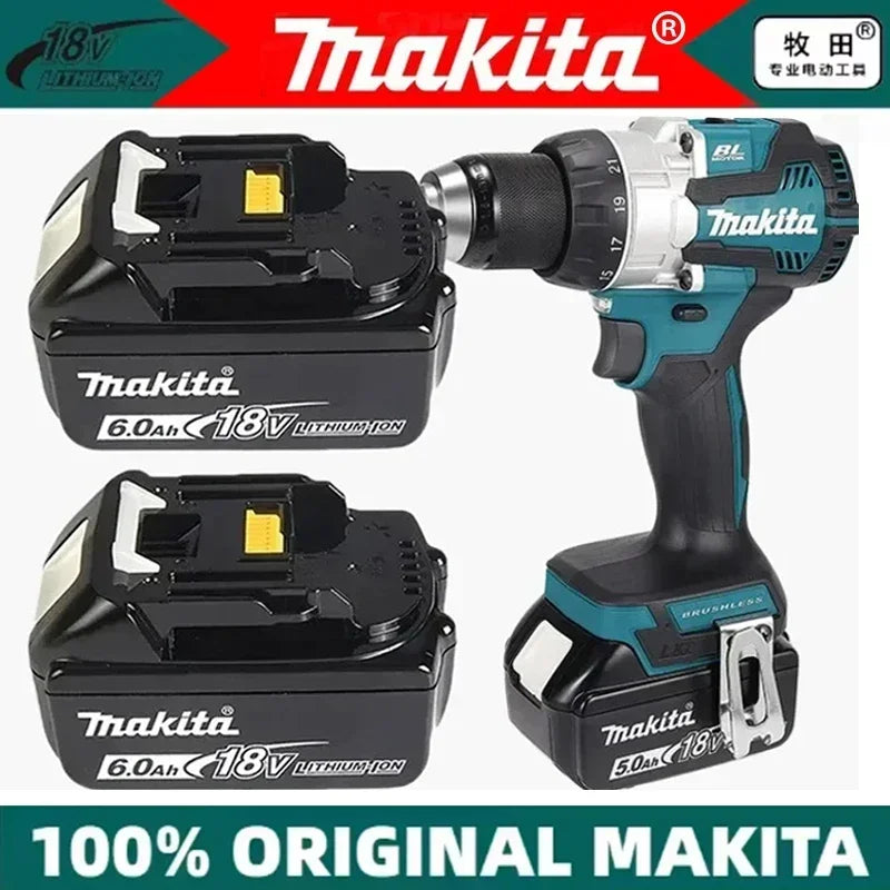 100% original Makita 18V battery 6AH BL1840BL1830b BL1850b BL1850BL1860BL1815 Replace lithium battery.