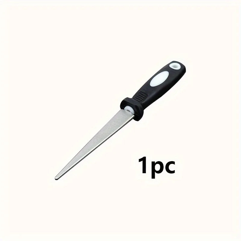 Diamond File Sharpener – Double-Sided Metal Sharpening Tool for Scissors & Garden Tools